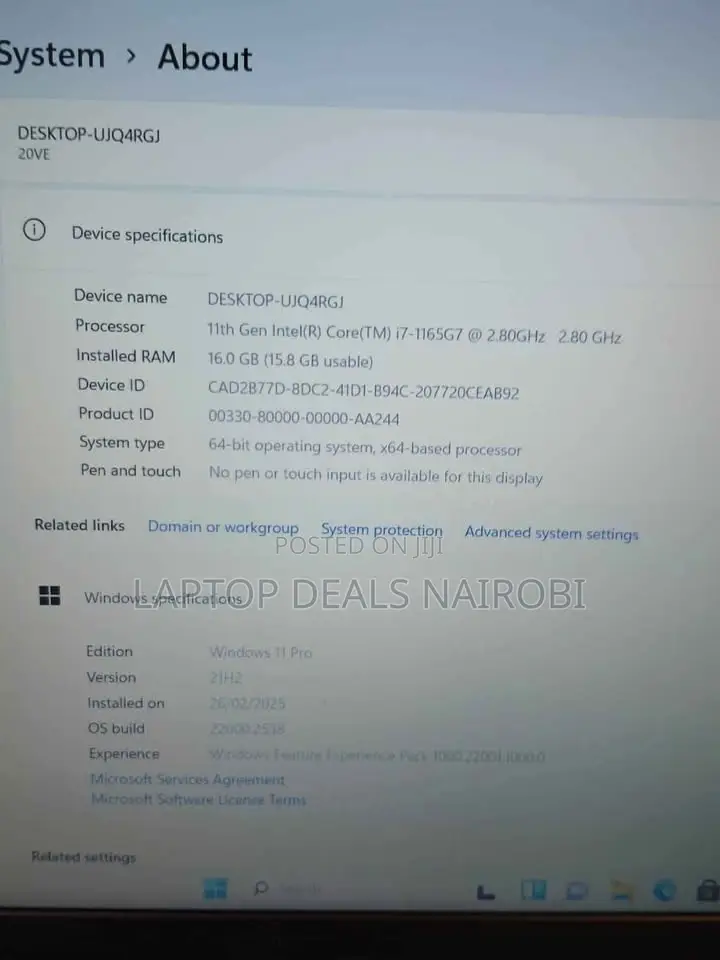 Laptop Lenovo ThinkBook 15s Gen 2 16GB Intel Core I7 SSD 512GB