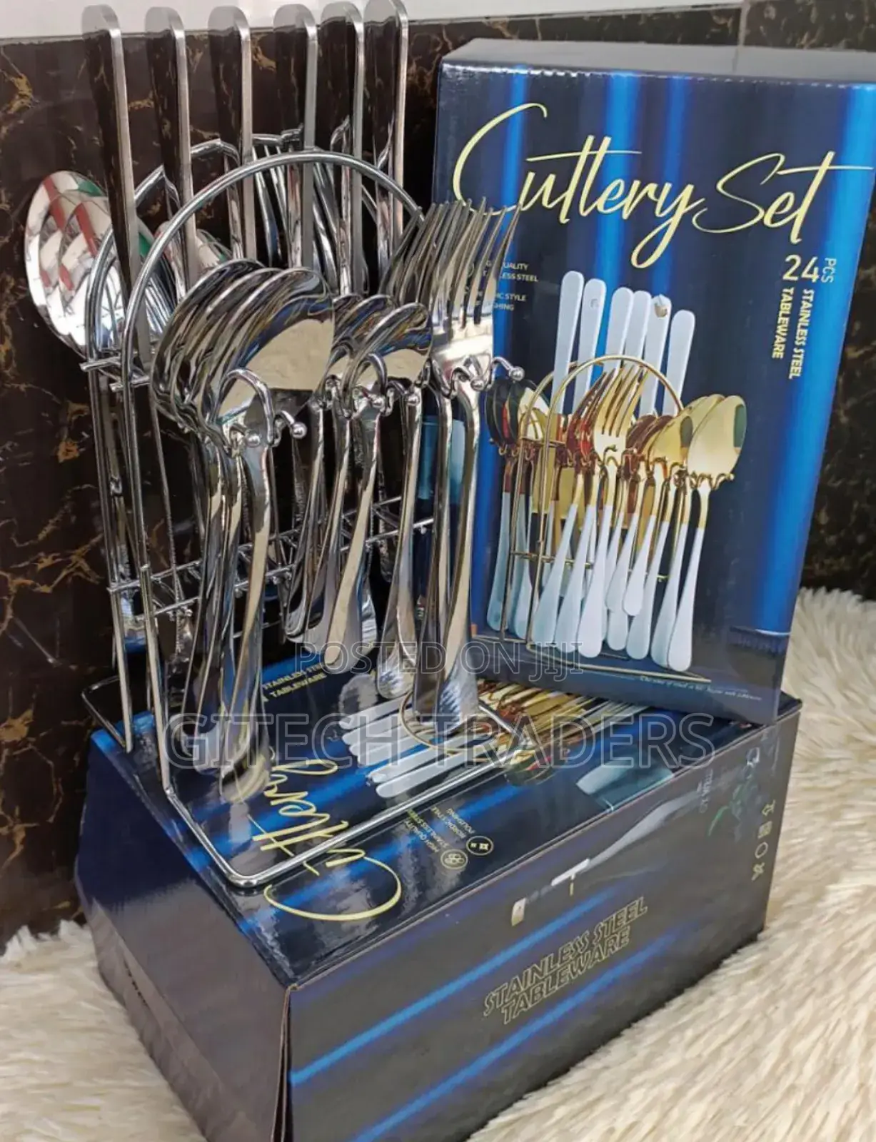 24 PCS Stainless Cutlery Sets