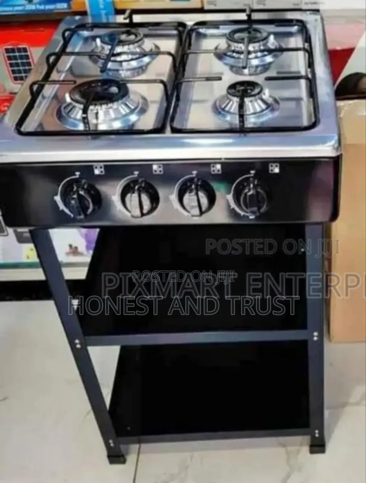 Ramtons Full Gas Cooker With Shelves