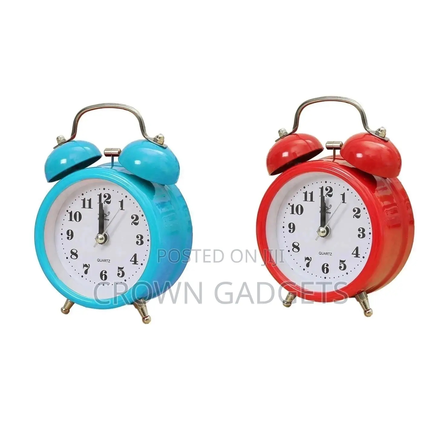 Classic Silent Double Bell Alarm Clock Quartz