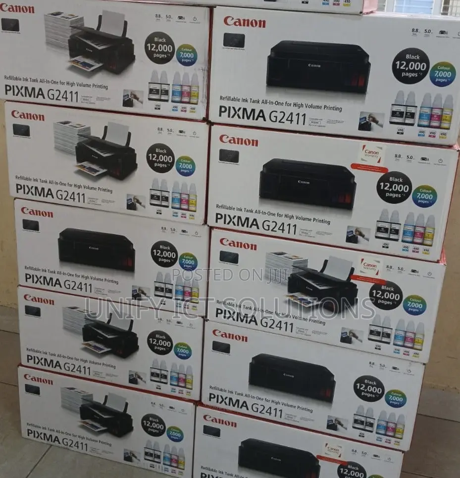 Canon G2411 Inktank 3in1 Printer / One Year Warranty