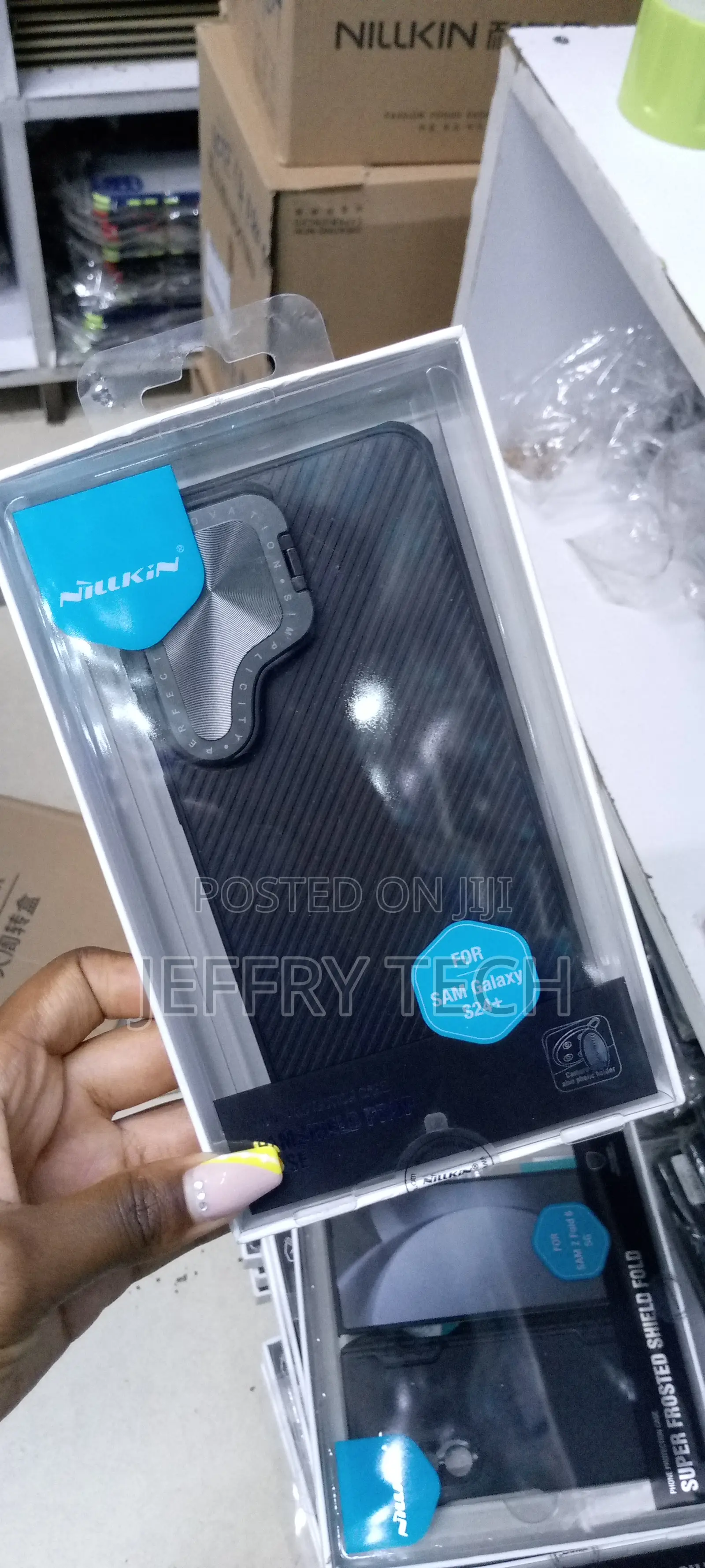 Galaxy S24 Plus Nilkin Camshield Stand Case With Magsafe