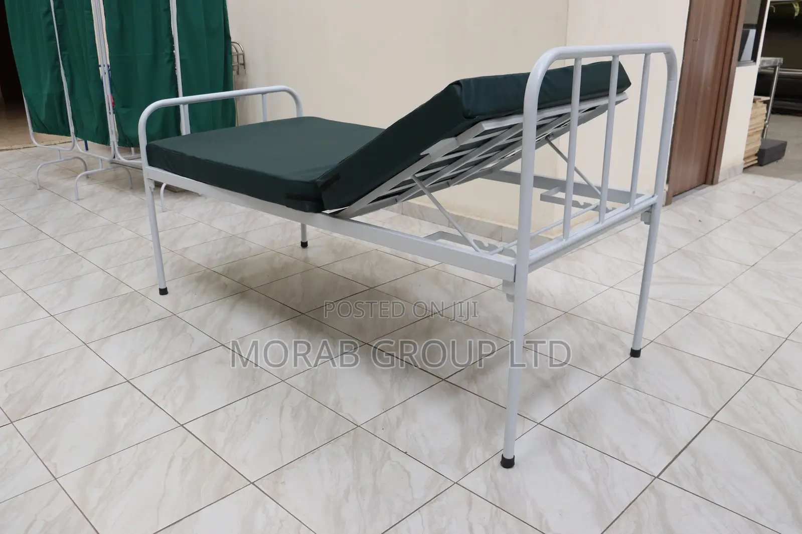 Hospital Bed Without Mattress- Simple Bed With Manual Crank