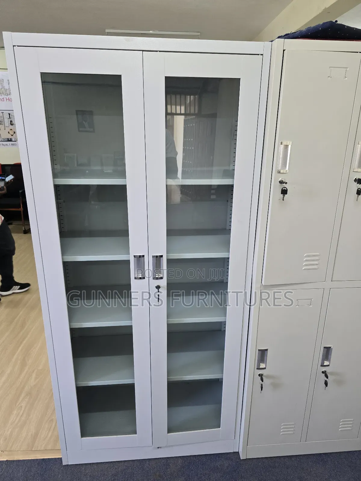 Full Glass File Cabinet