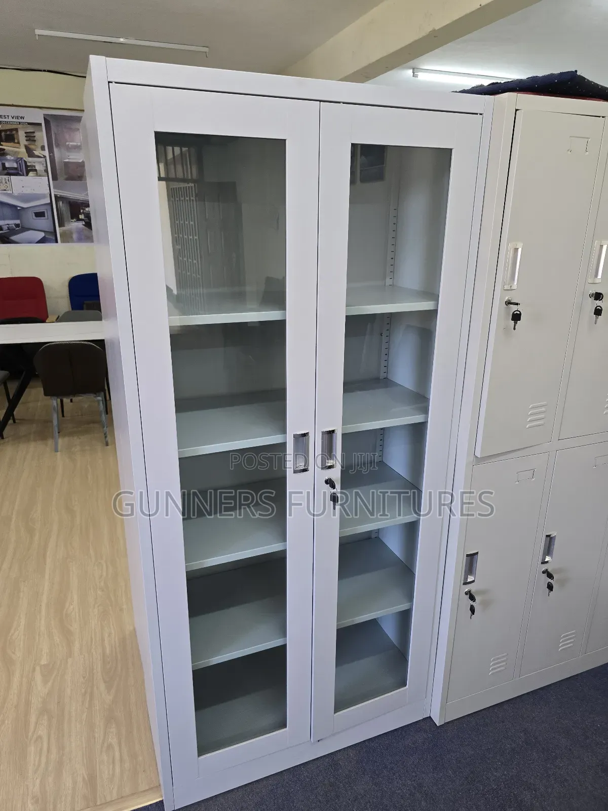 Full Glass File Cabinet
