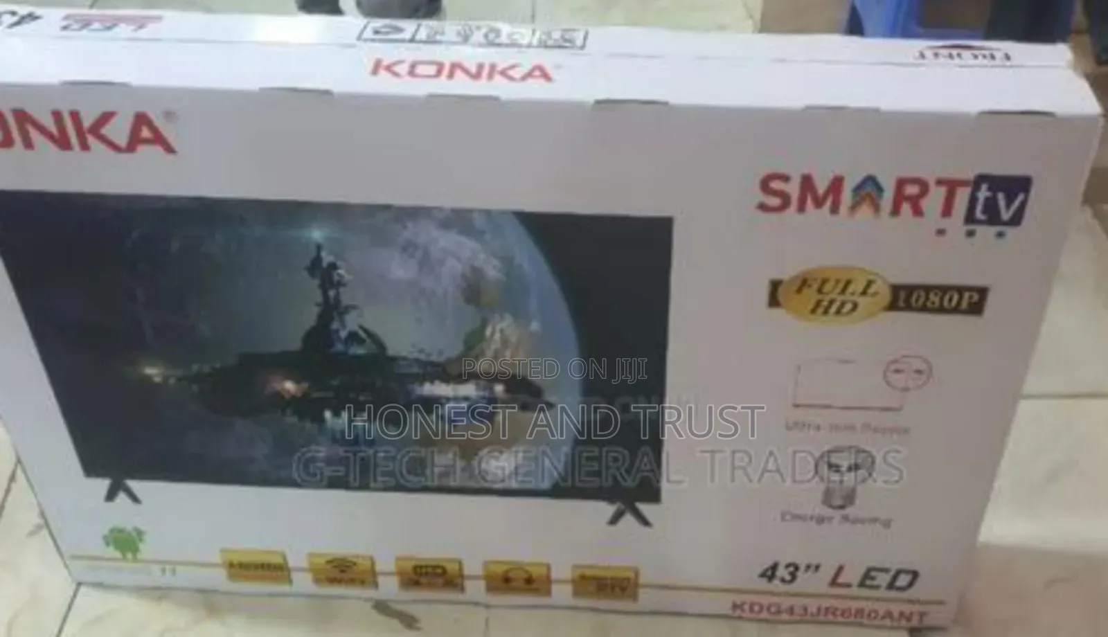 Konka Smart Frameless Tv 43 Inch