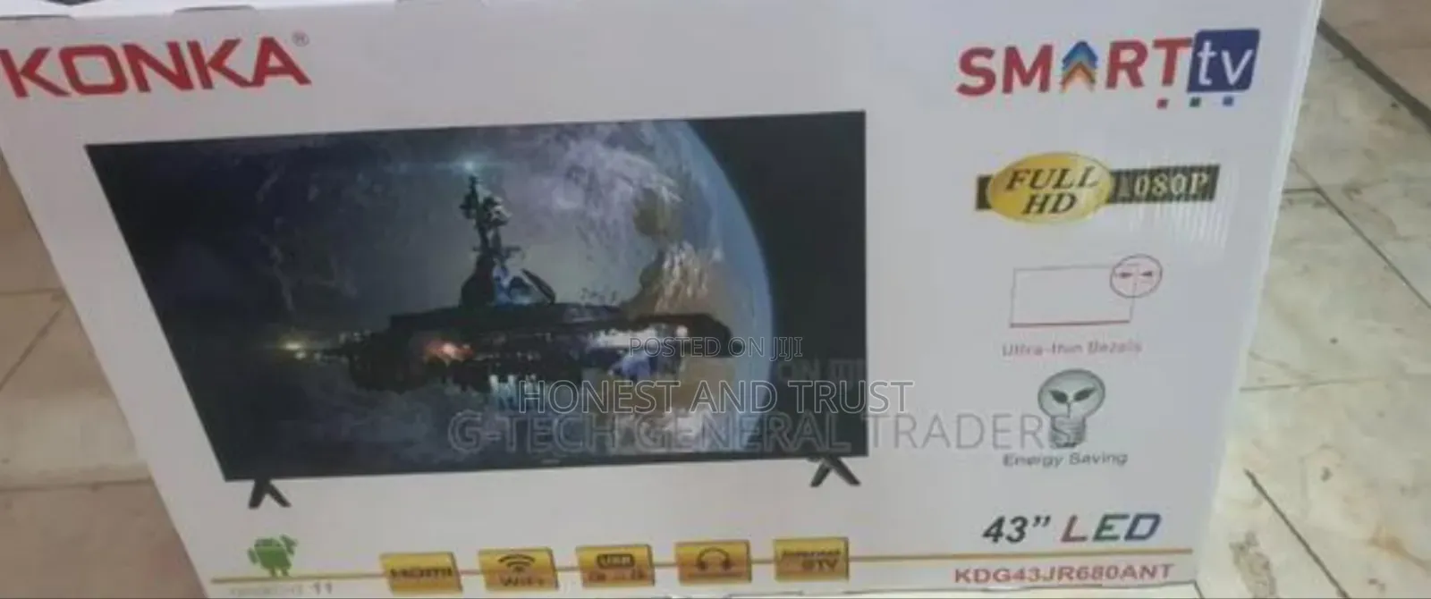 Original Smart Konka 43 Inches Smart Tv