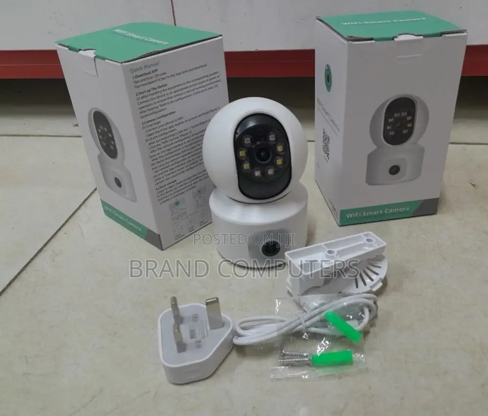 Dual Lens 4mp Wifi Smart Home Nanny Camera PTZ