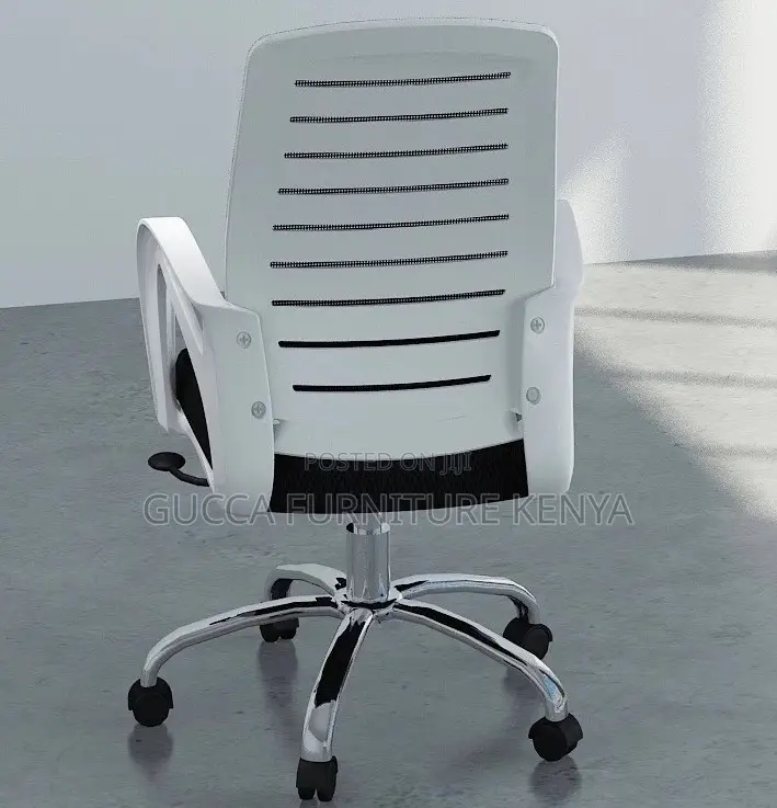 Office Chairs: Office Swivel Low Strong Mesh Back Chair