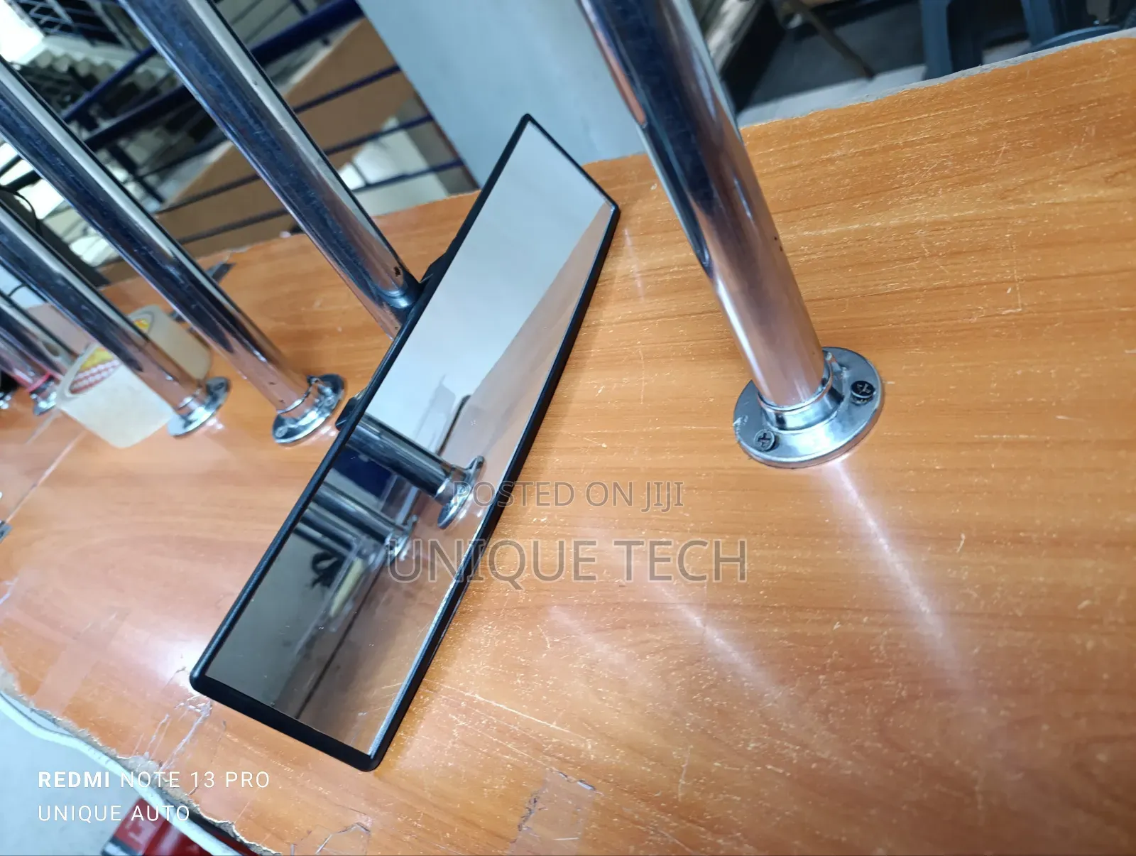 Extra-Wide 12" Rear View Mirror for Maximum Visibility