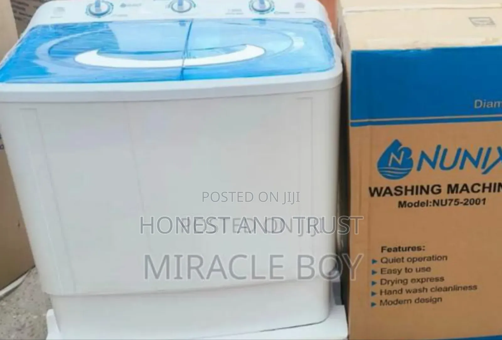 Top Load Nunix 7.5 Washing Machine