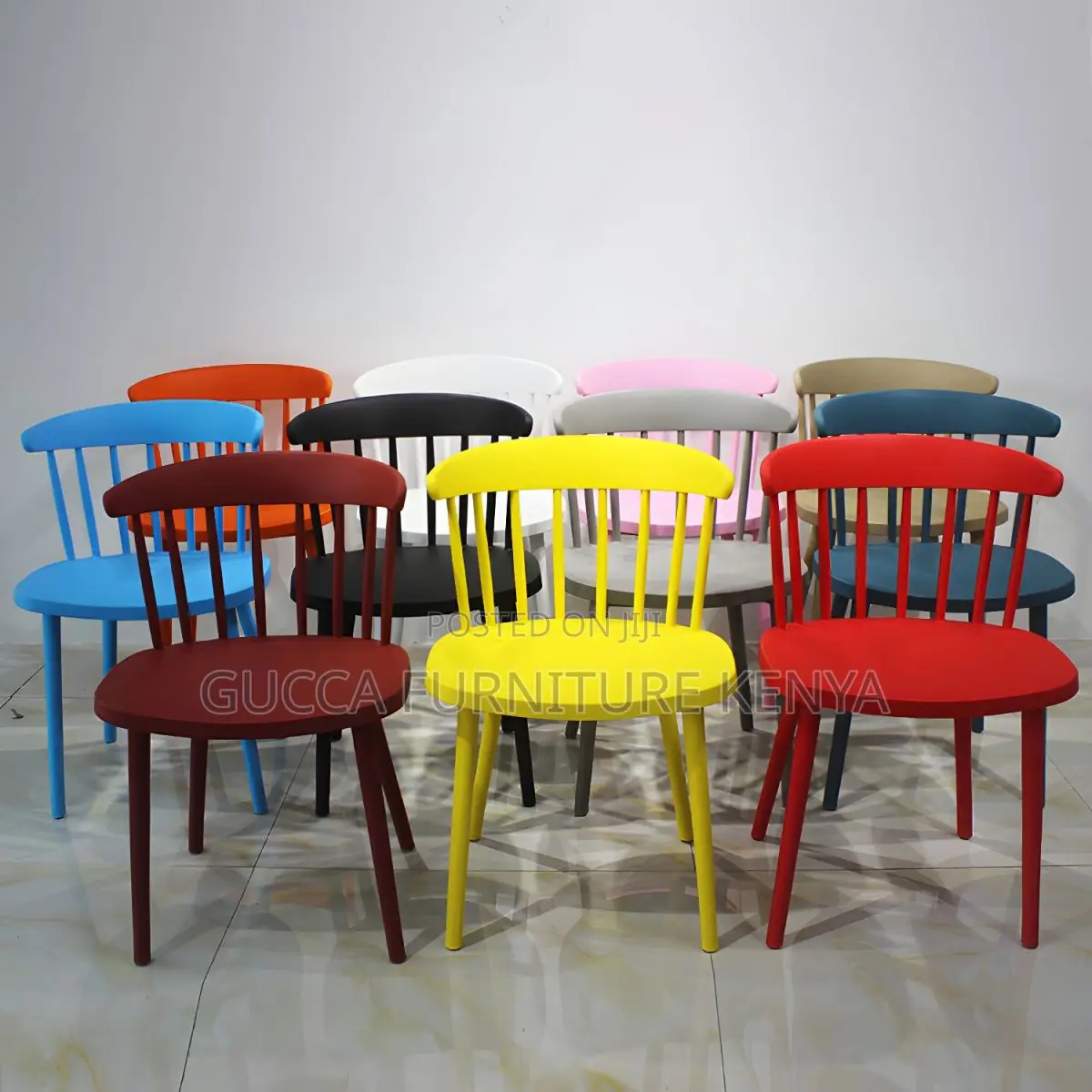 Home Chairs: Modern Style Stackable Plastic Dining Chair