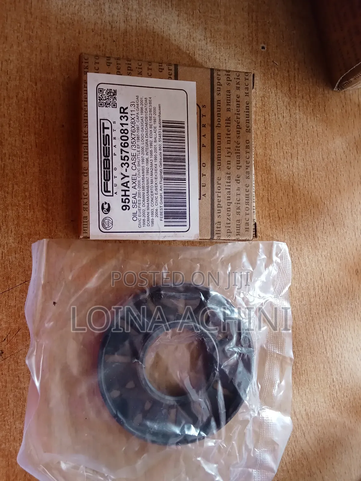 Honda Fit/Insight/Stream Oil Seal