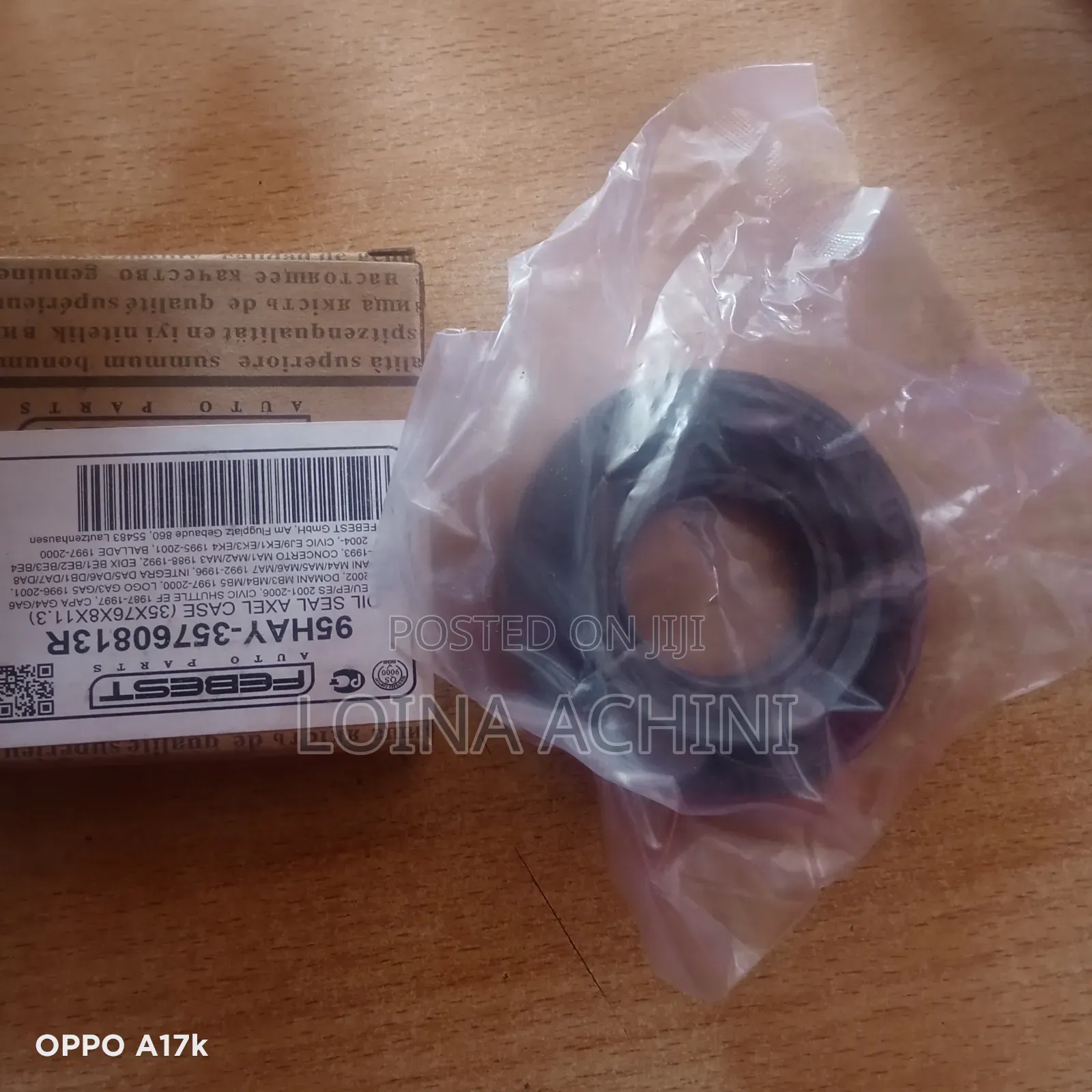 Honda Fit/Insight/Stream Oil Seal