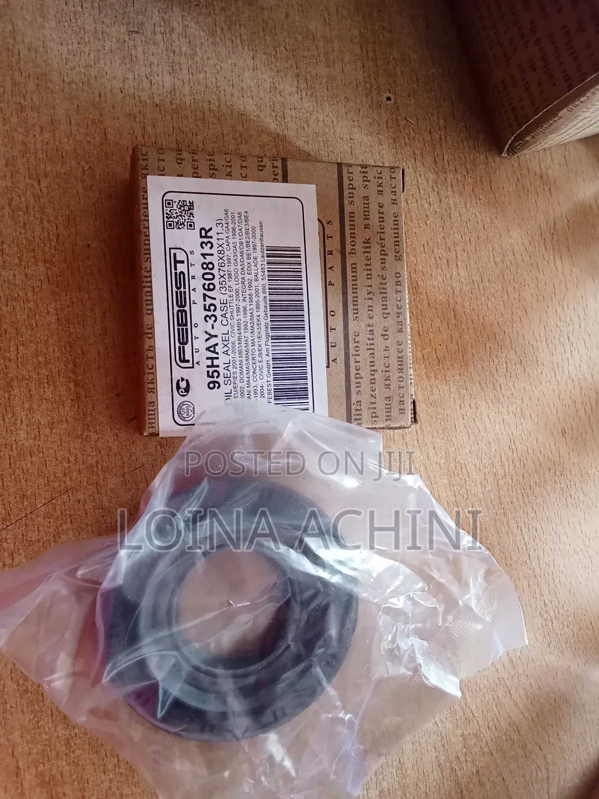 Honda Fit/Insight/Stream Oil Seal