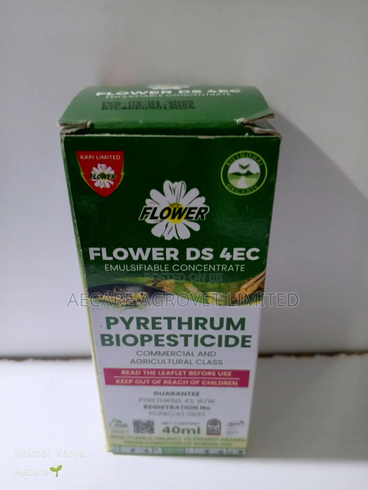 Flowerds 4ec Natural Pyrethrum Biopesticide 40,80,240 480ml