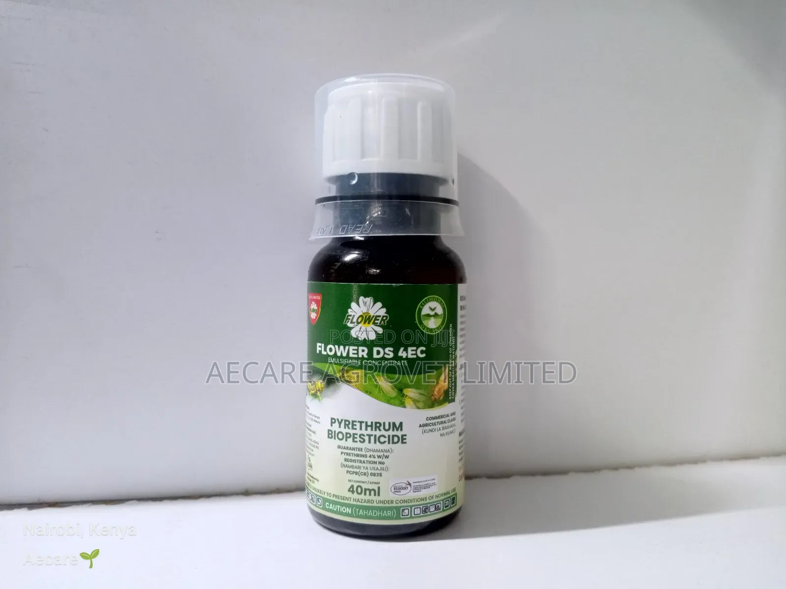 Flowerds 4ec Natural Pyrethrum Biopesticide 40,80,240 480ml
