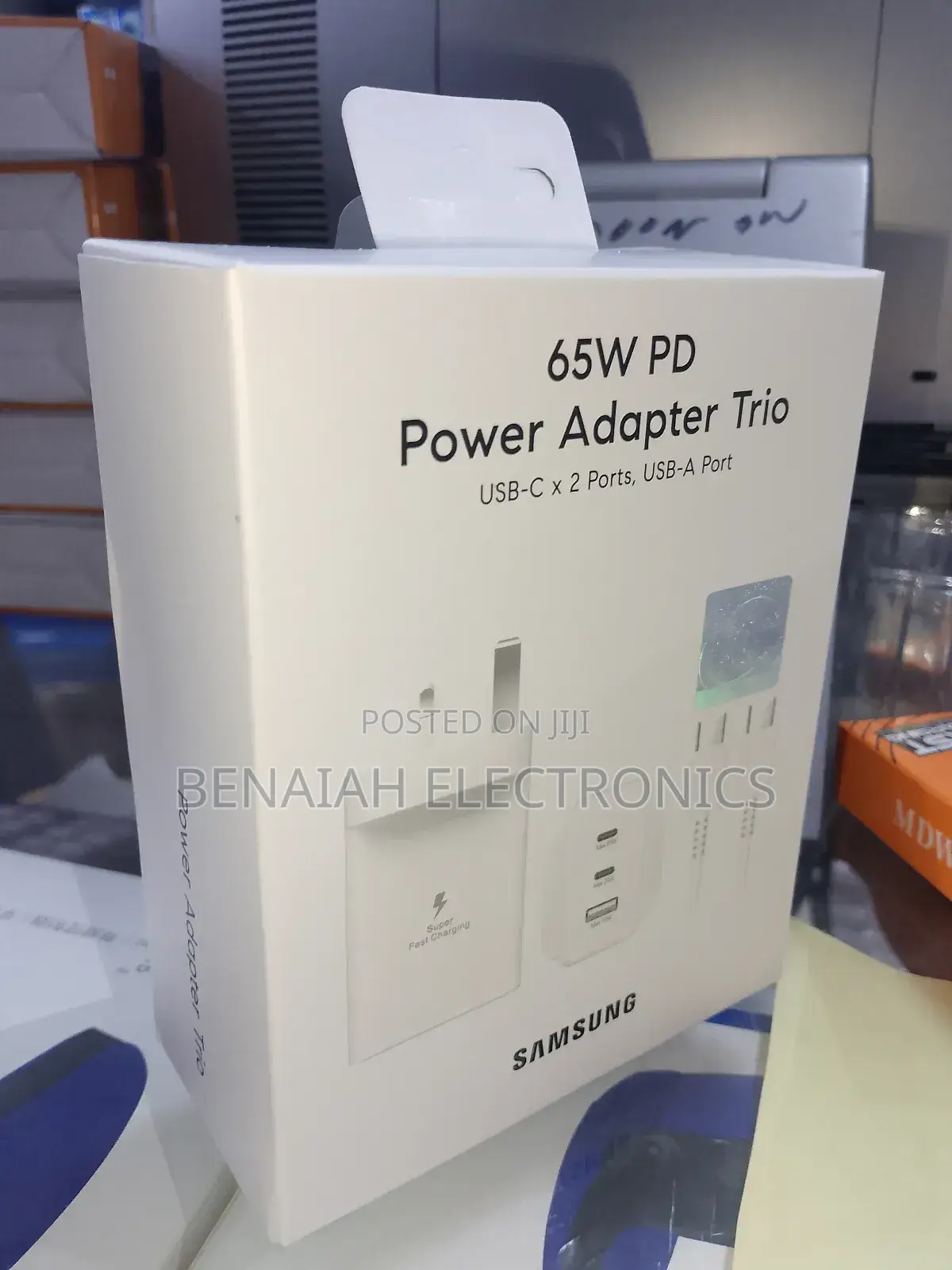 65 Watts Samsung Charger With Type C To C.Power Adapter