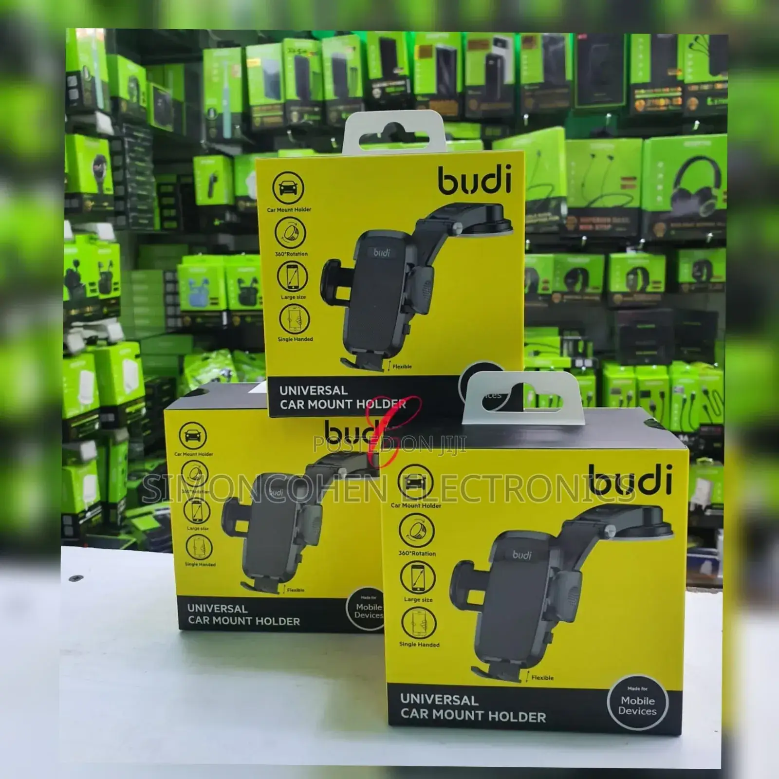 Budi Cm555b Universal Car Mount Holder