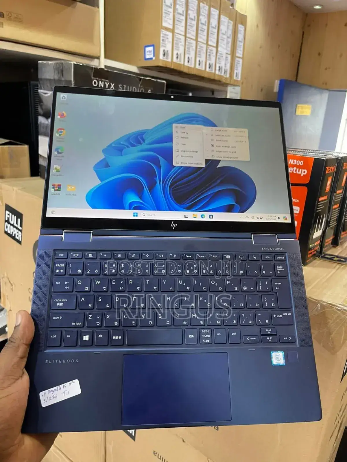 Laptop HP Dragonfly G1 16GB Intel Core I7 SSD 512GB