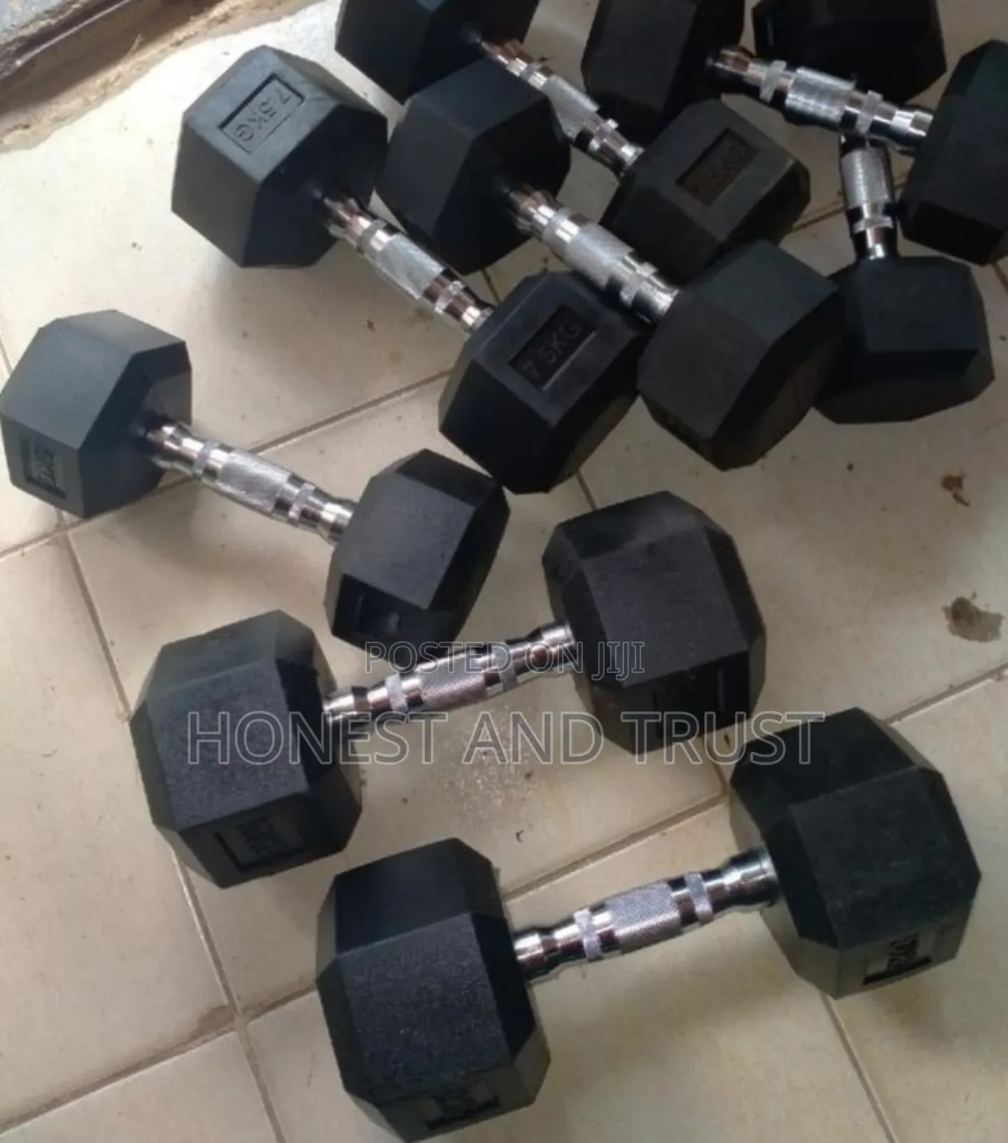 20kg Hexagonal Dumbell