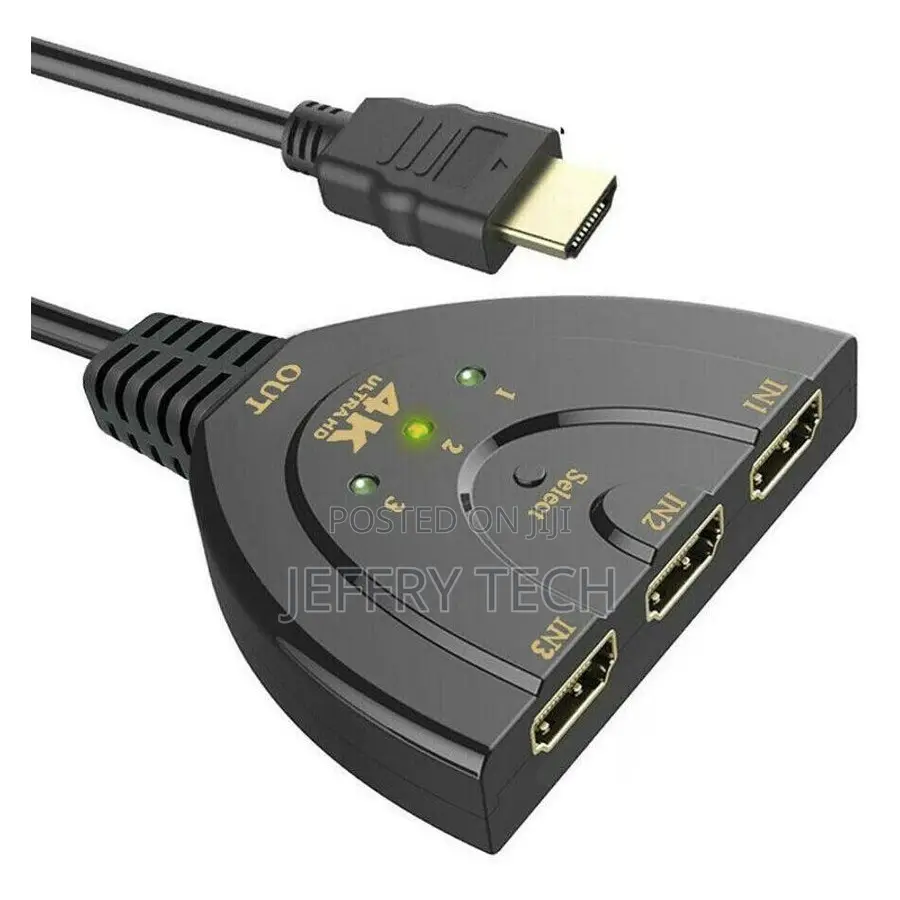 Hdmi Switch 3 in 1 Out Switcher Selector for 1080p HDTV