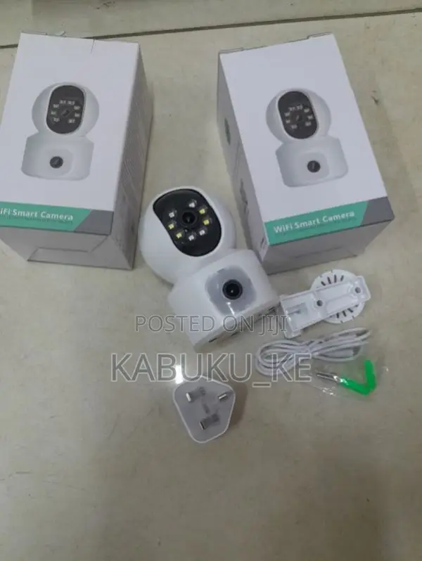 Wifi Smart Home Camera With Dual Lenses