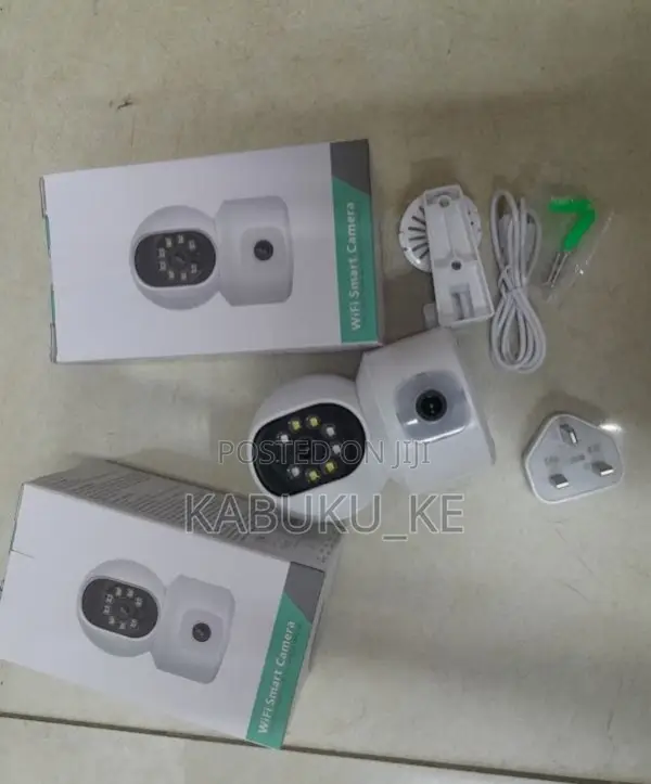 Dual Lens Wifi Camera With Night Vision Color Camera CCTV