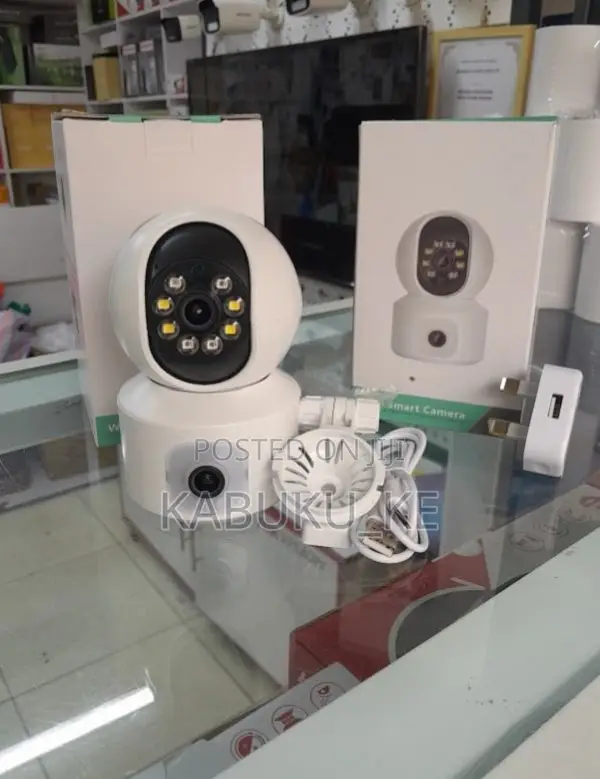 1080p Smart Wifi Camera Dual Lens Home Shop Camera