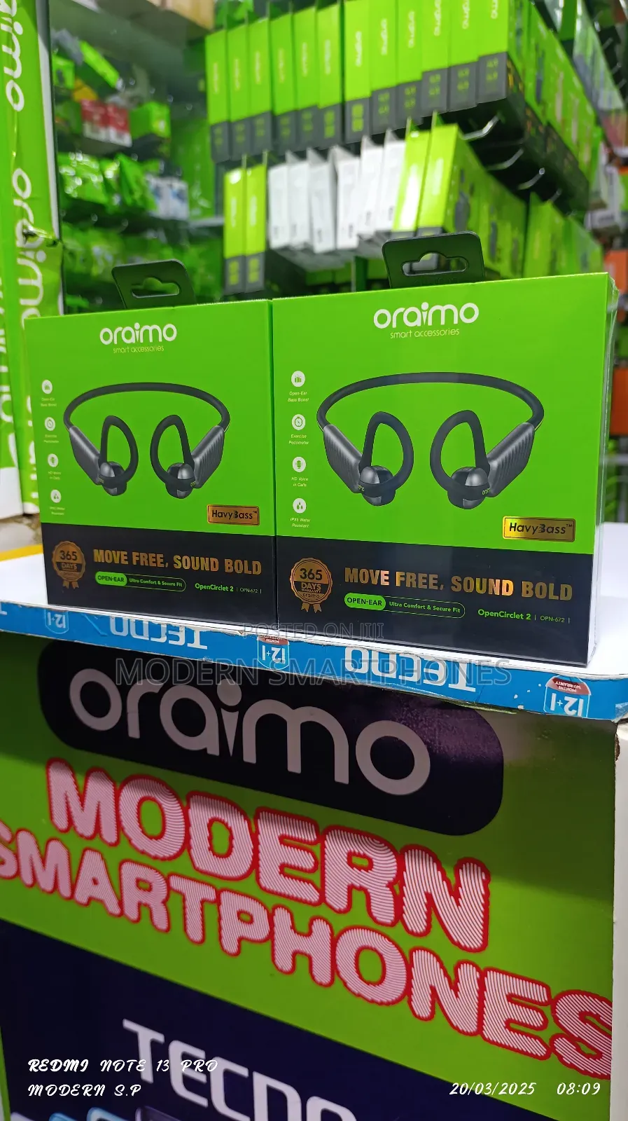 Oraimo Opn-672 Opencirclet 2 Wireless Headphone