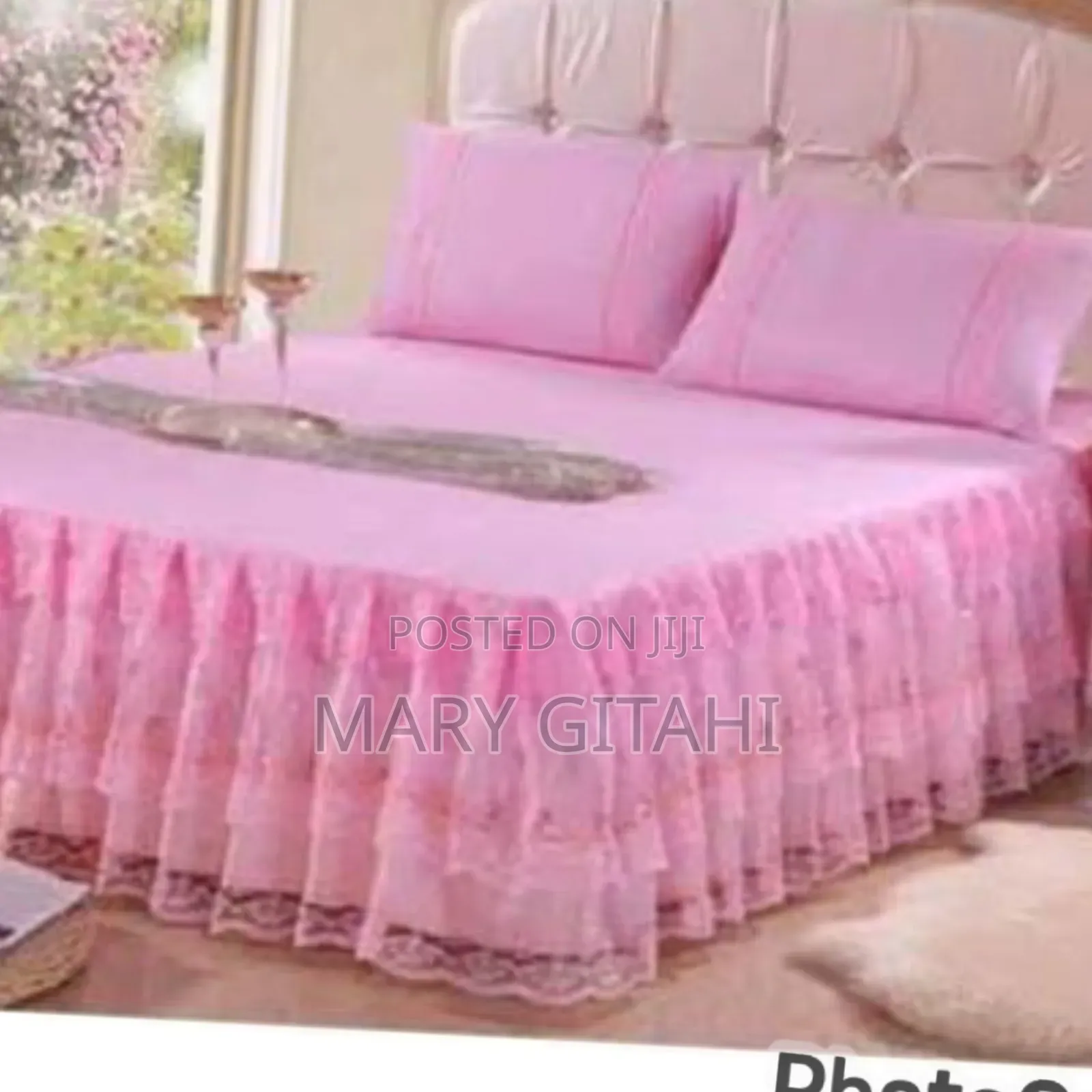 Pink Bedskirt Available
