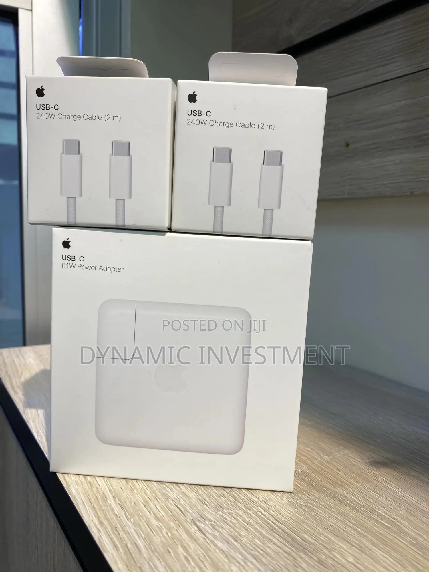 Macbook Air 2018 to 2024 Genuine 61w Charger and 2m Cable