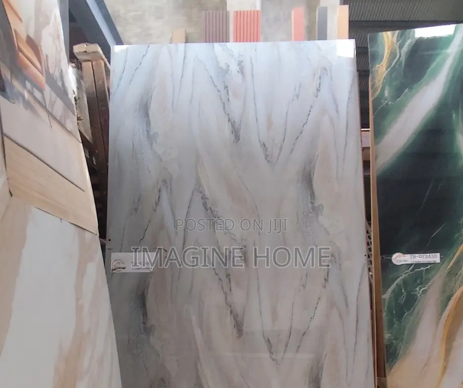 White Shade Unique Uv Marble Sheets