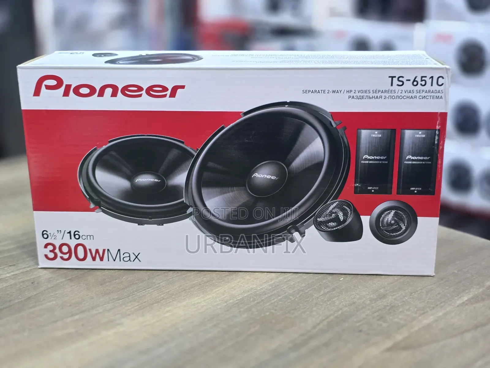 Pioneer 390watts 6.5 Inches Component Speakers- A Pair