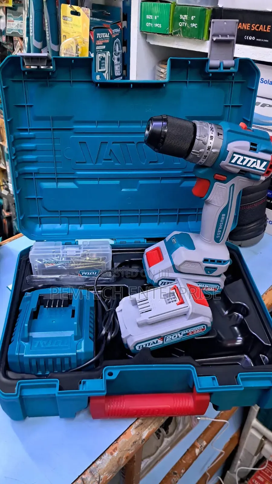 Tidli20602 Li-Ion Compact Brushless Impact Drill