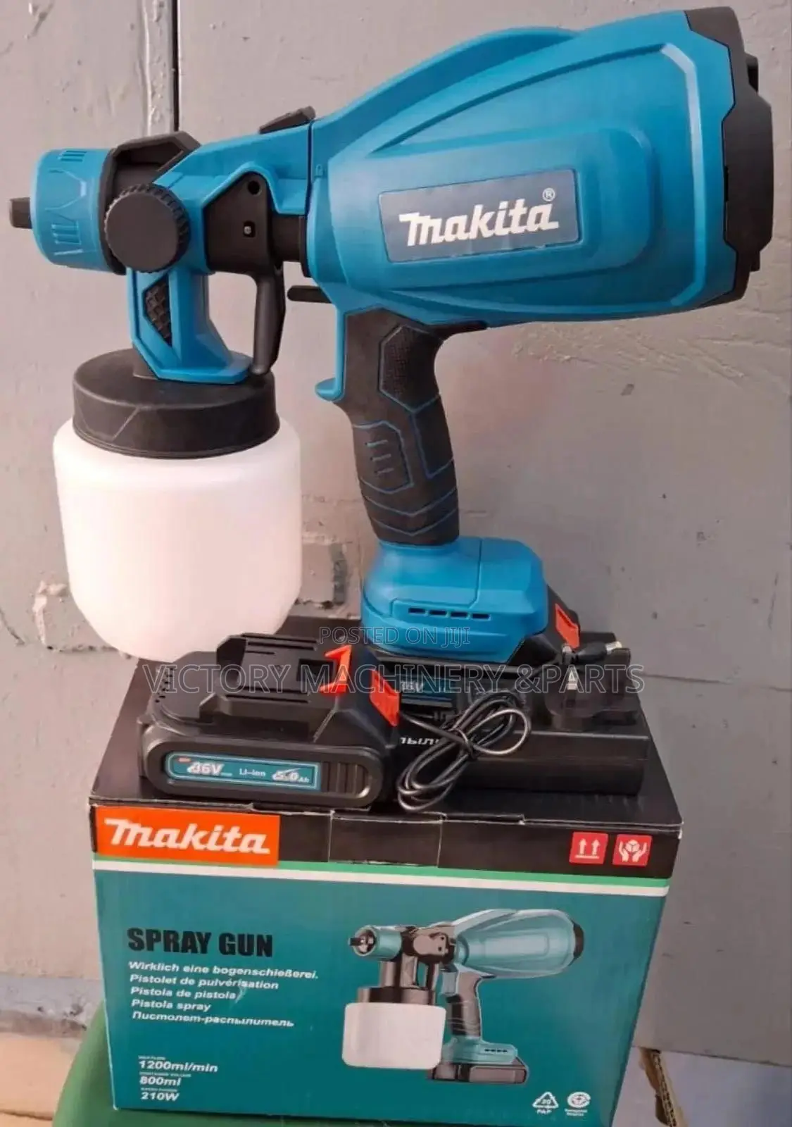 Makita Cordless/Rechargeable Spray Gun