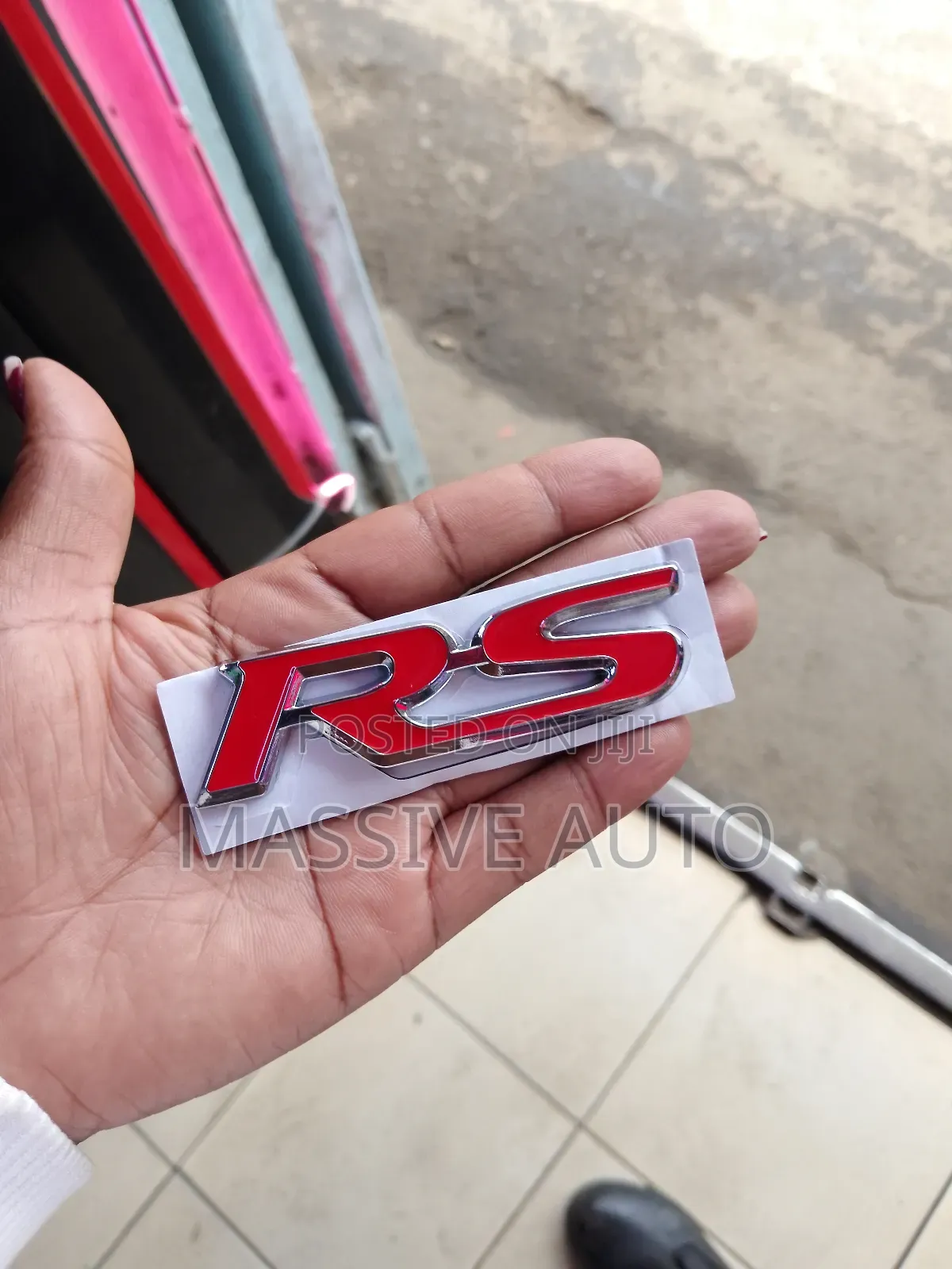 Rs Red Car Logo/ Rs Car Logos
