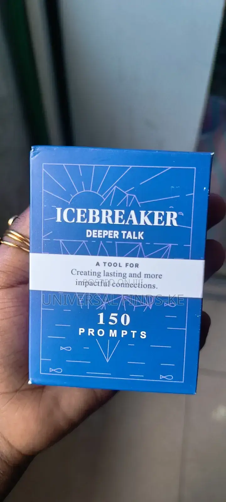 Icebreaker Deeper Talk Card Game 150 Prompts