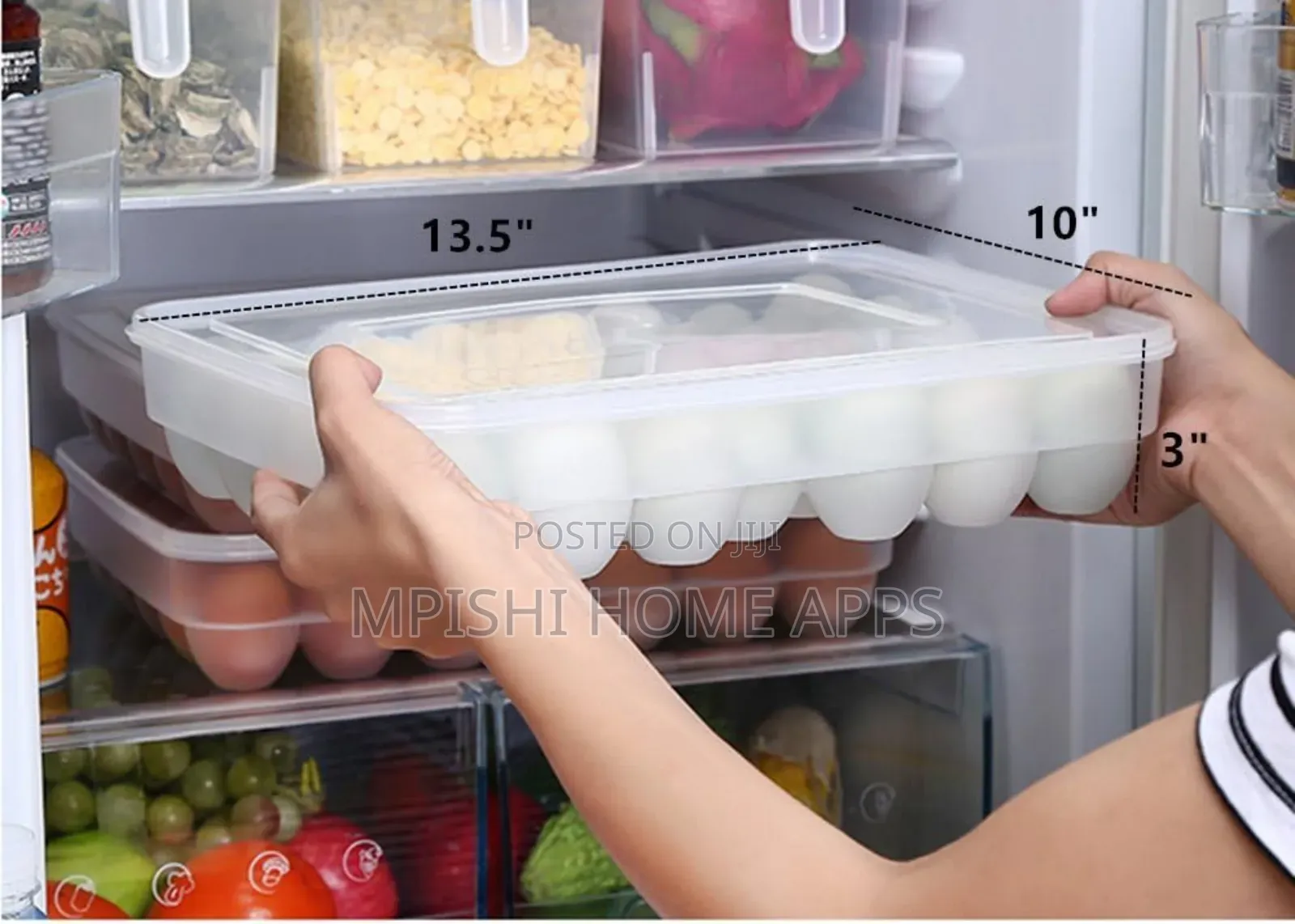 34-Piece Eggs Holder Tray