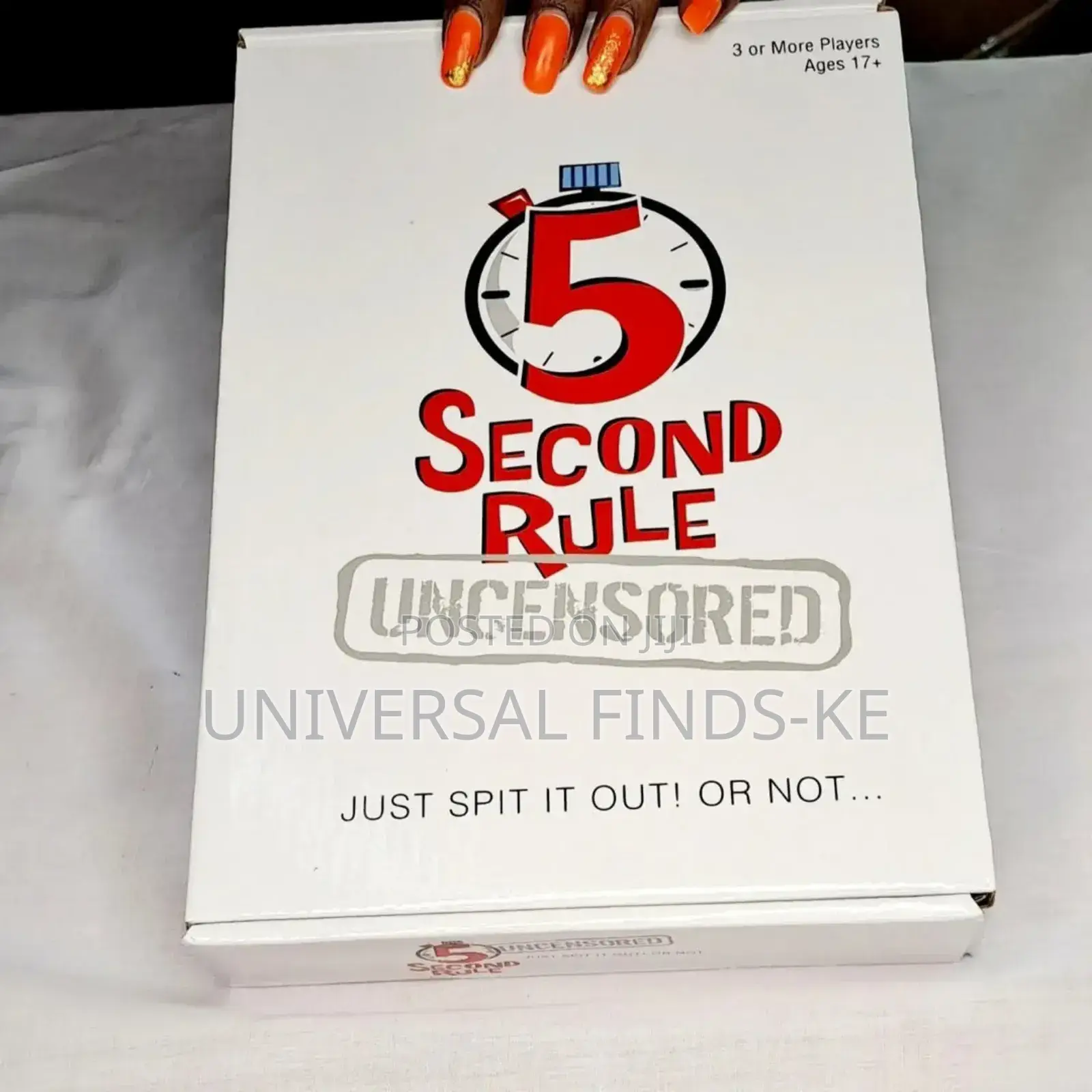 5 Second Rule Uncensored Card Game ^Spit It Out or Not