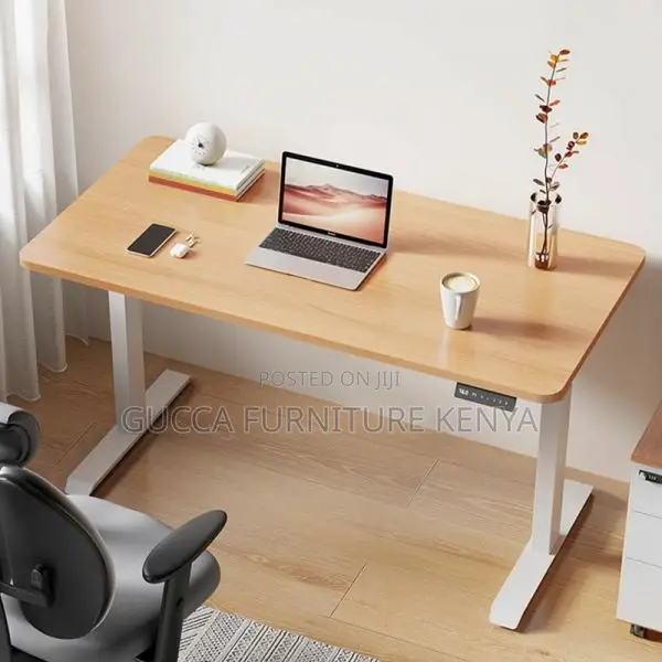 Office Tables: Electric 120cm Moves Up and Down Office Desk