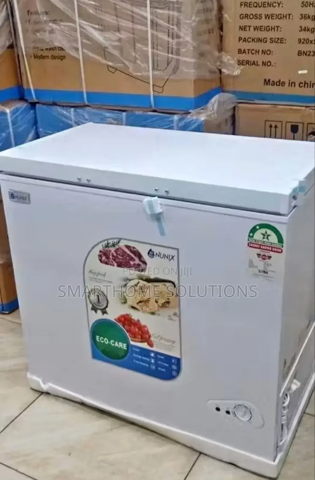 Chest Freezer 200l Capacity, (Nunix) Extra Large