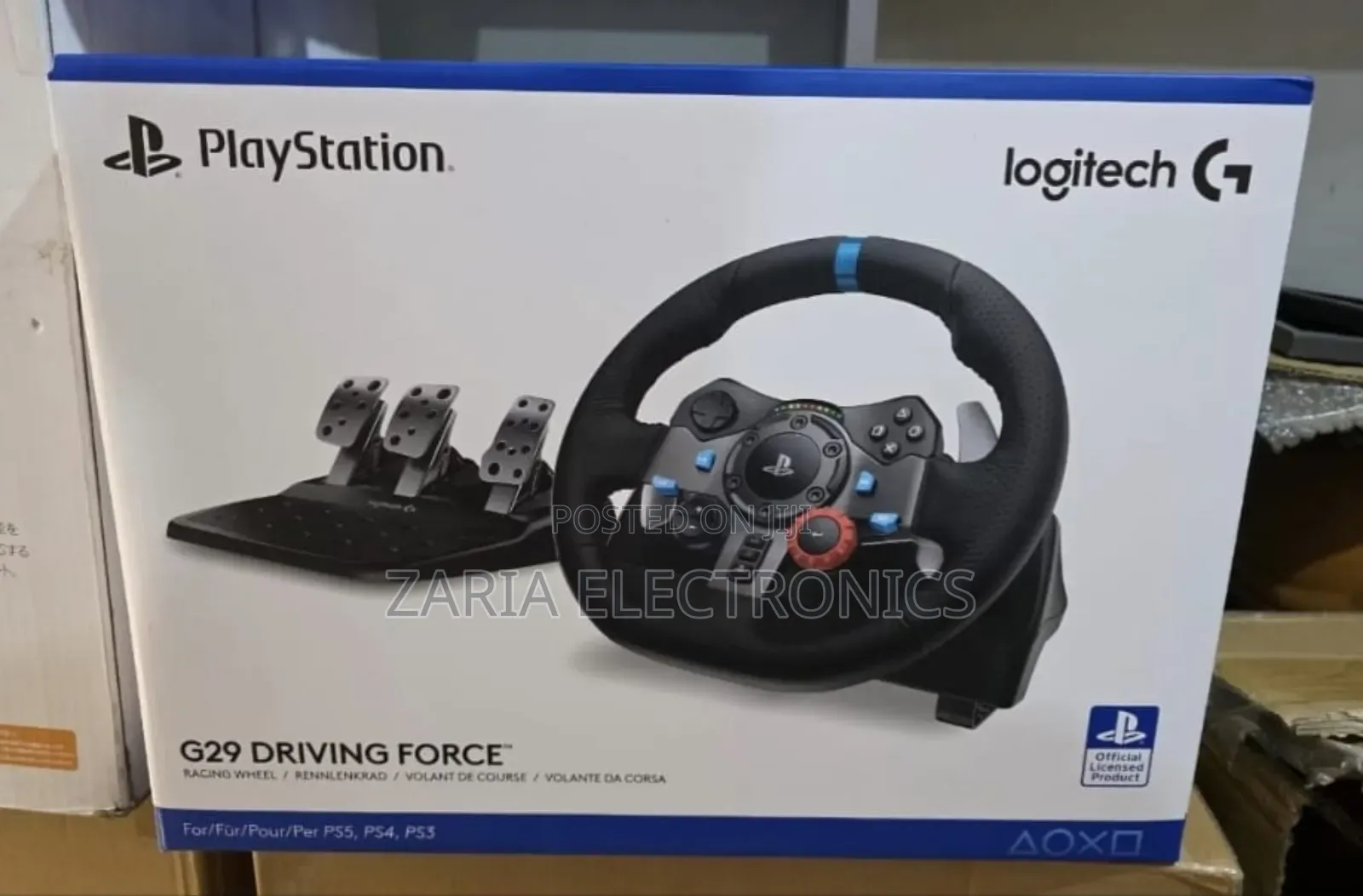 Logitech G29 Driving Force Wheel For Ps4 And Ps5