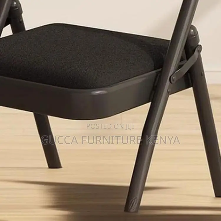 Office Chairs: Steel Amless Non-Swivel Foldable Chair