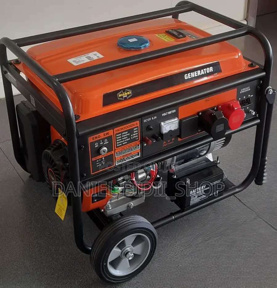 Hisaki Japan 8.8kva Petrol Generator 1phase Key Start Power