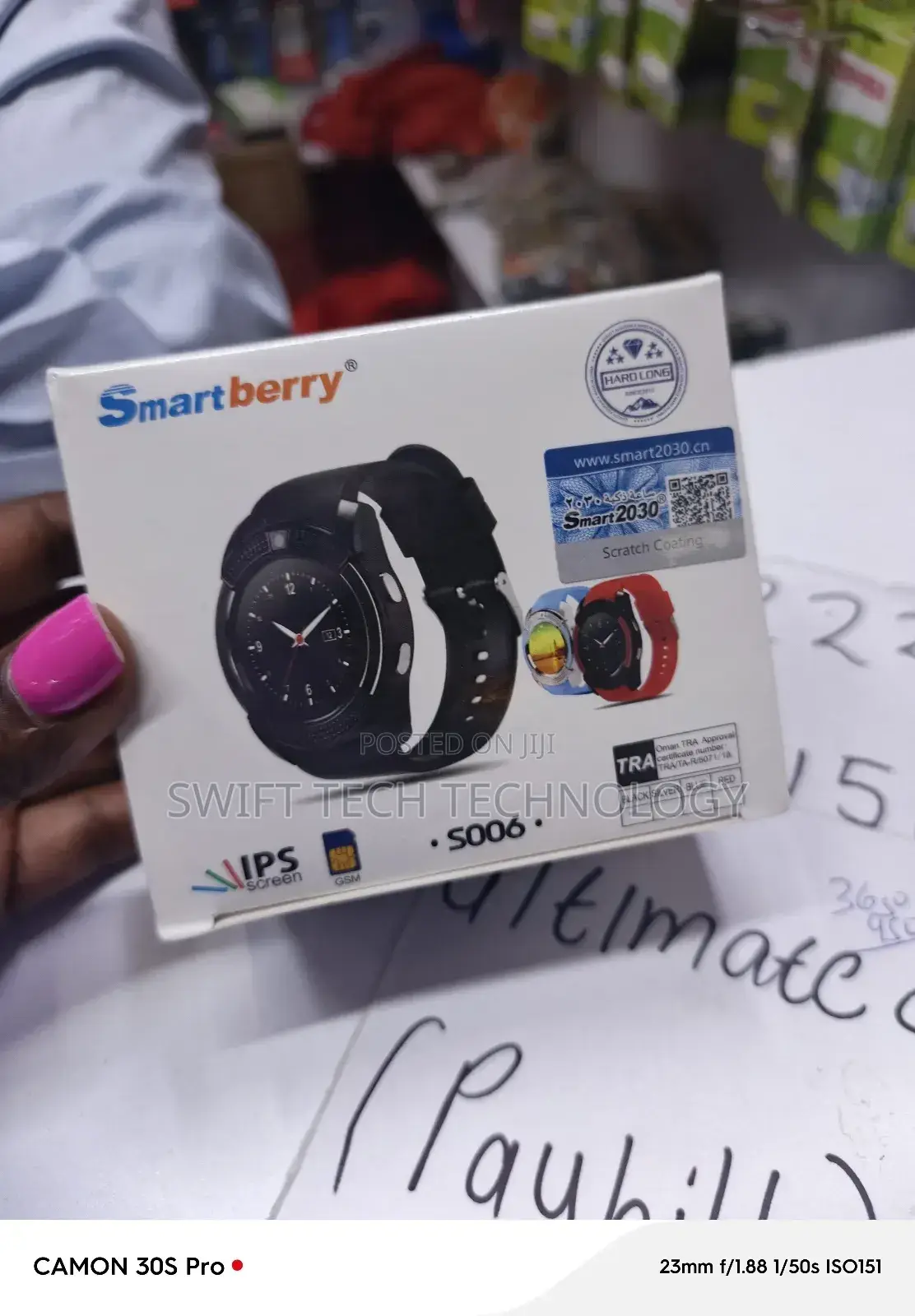 Smart Watch/ Smartberry With Simcard Slot