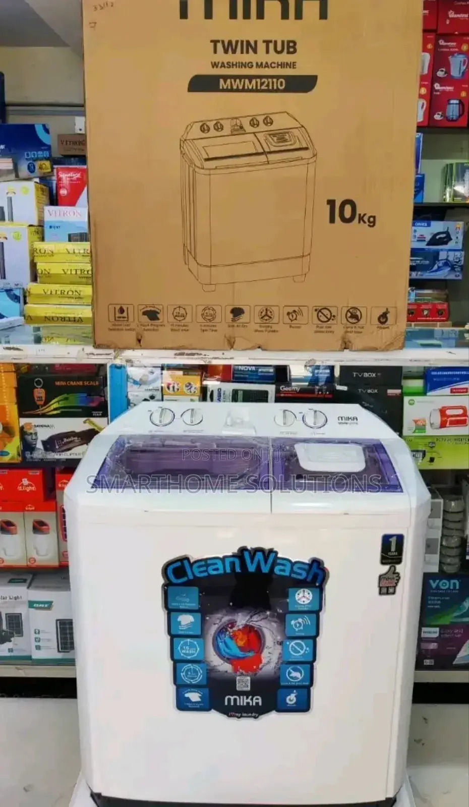 Brand New Mika 10kg Washing Machine