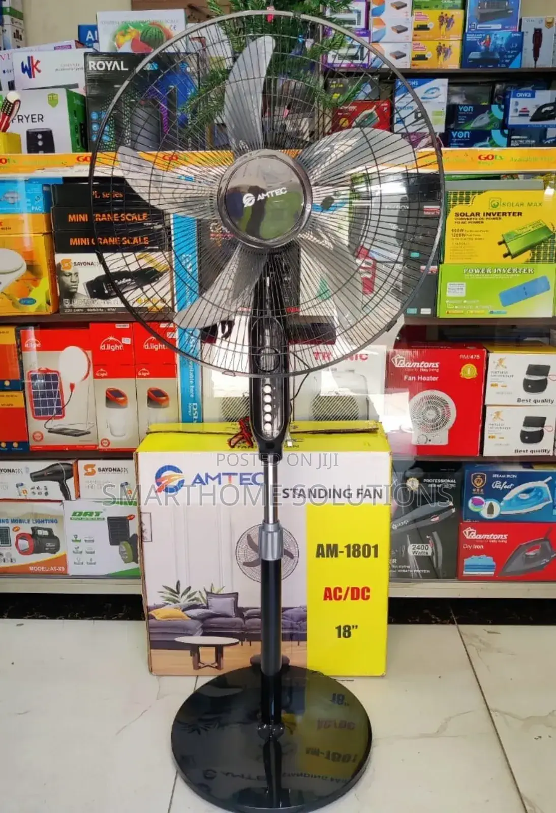 Standing Fan 18inches Black