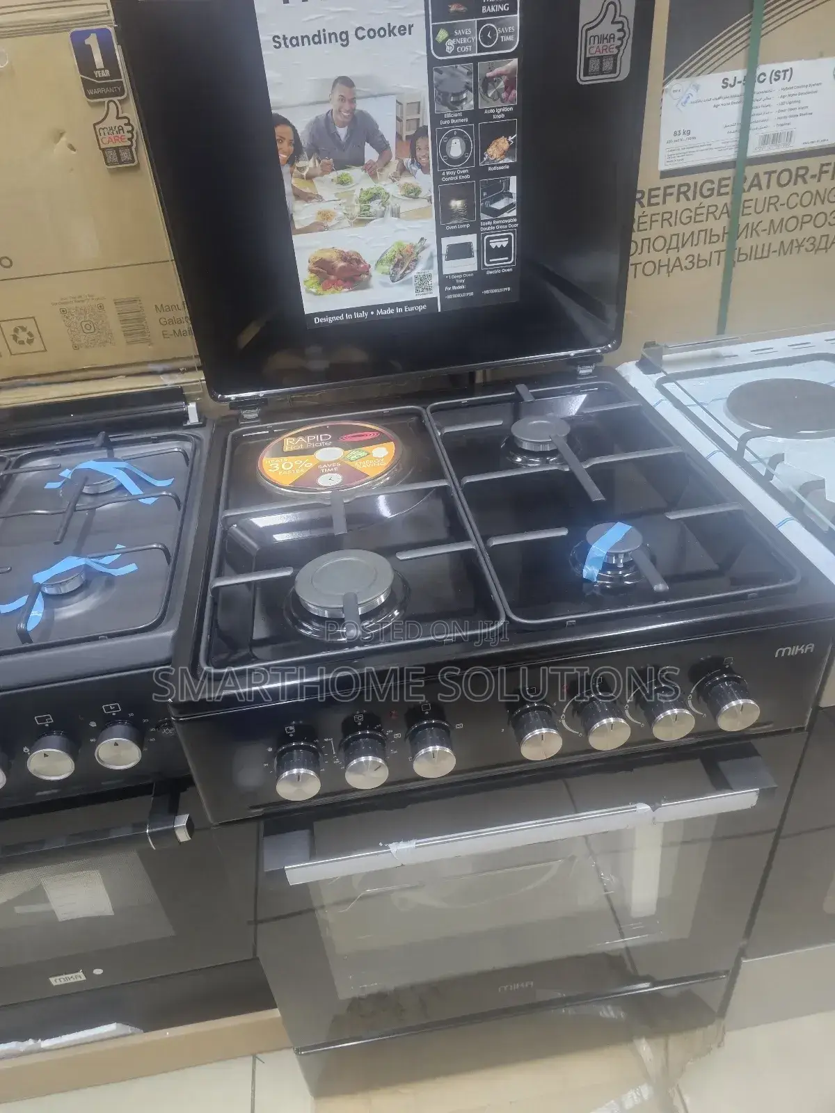 Mika 60 by 60 Standing Cooker 3+1