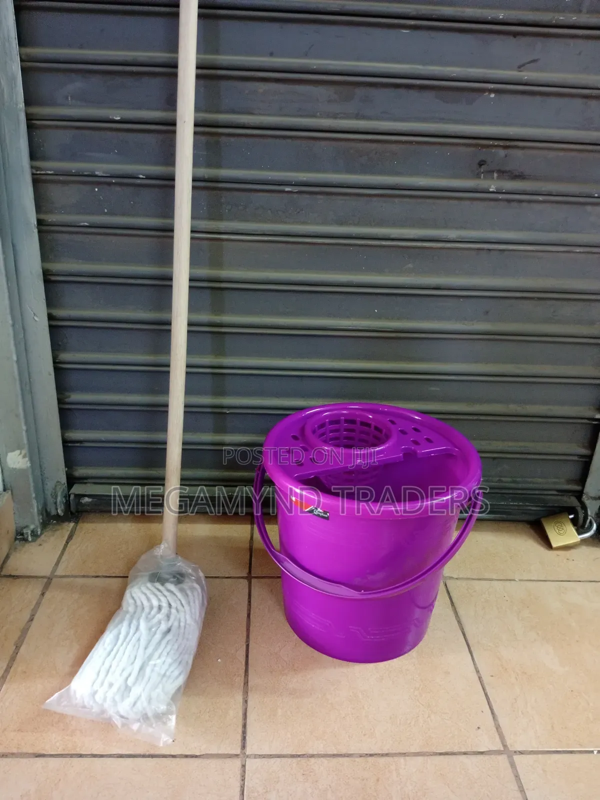 Mop and Bucket for Cleaning Floor